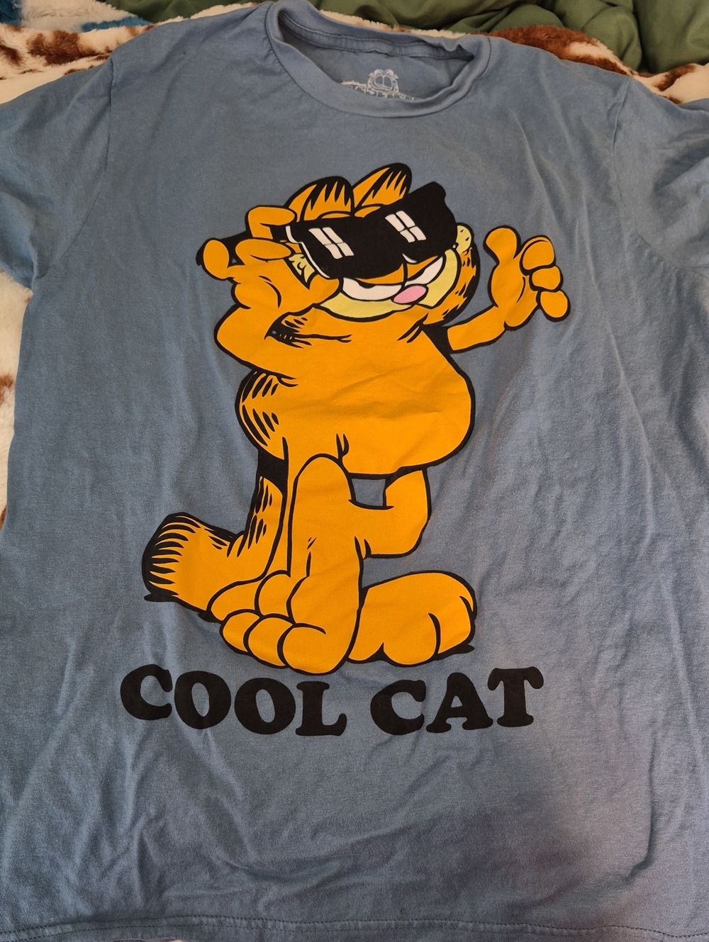 Nickelodeon Garfield 'Cool Cat' Blue/Periwinkle Color Size M